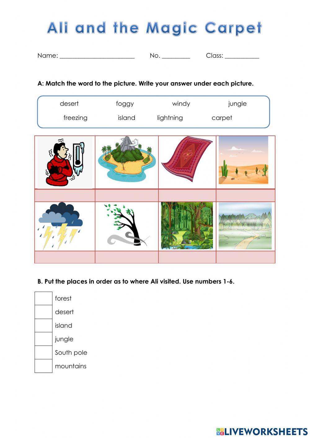 Ali and the Magic Carpet