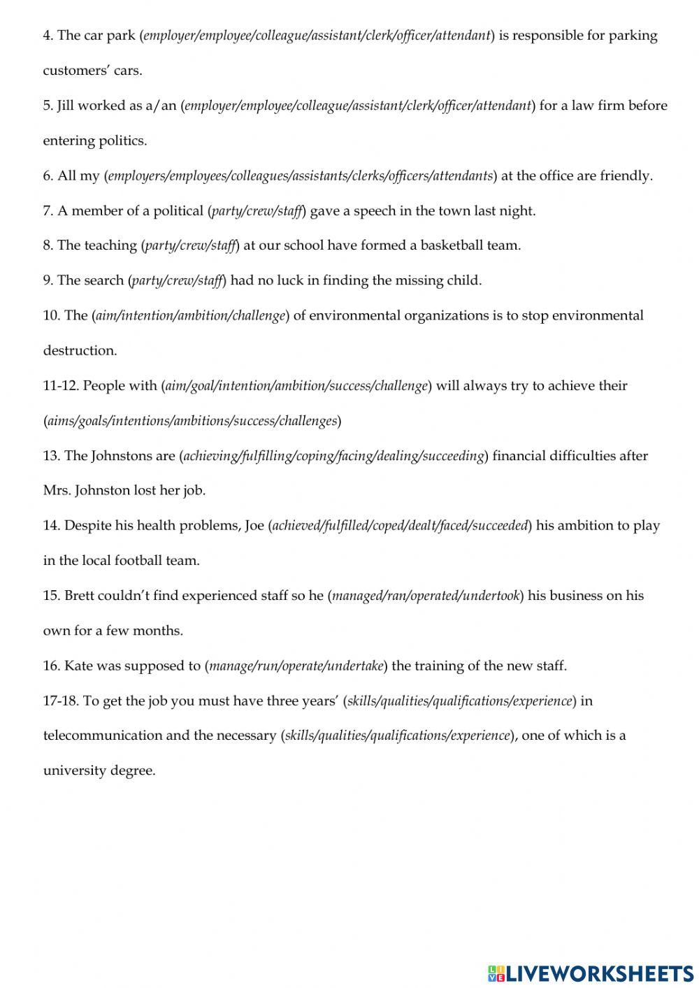 Further practic… | Free Interactive Worksheets | 3799203