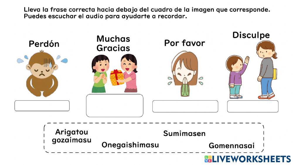 Frases de Cortesía en Japonés Frases de Cortesía en Japonés