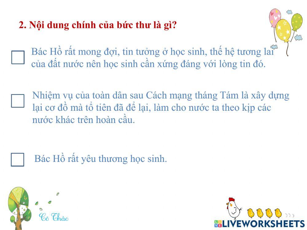 Bài tập tuần 1 (TĐ,CT,LTVC LỚP 5)