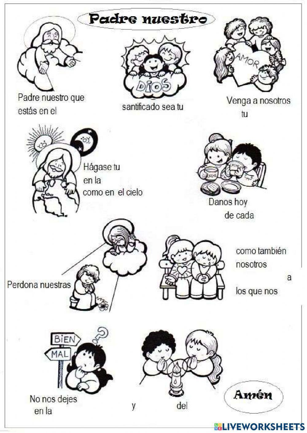 La oración del Padrenuestro