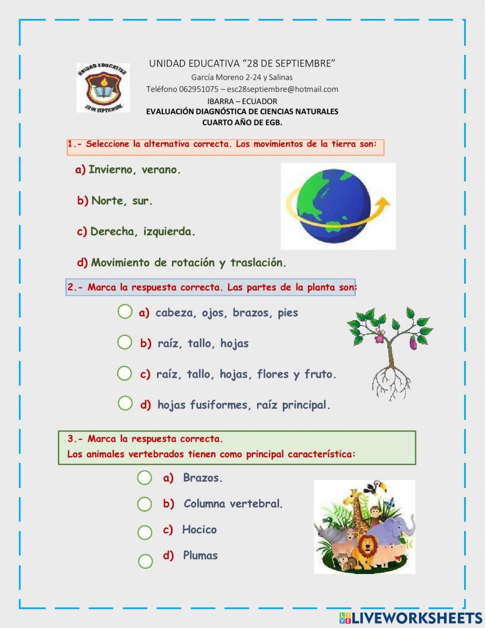 Diagnostica de ciencias