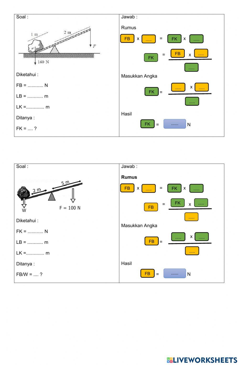 LKPD Perhitungan Tuas