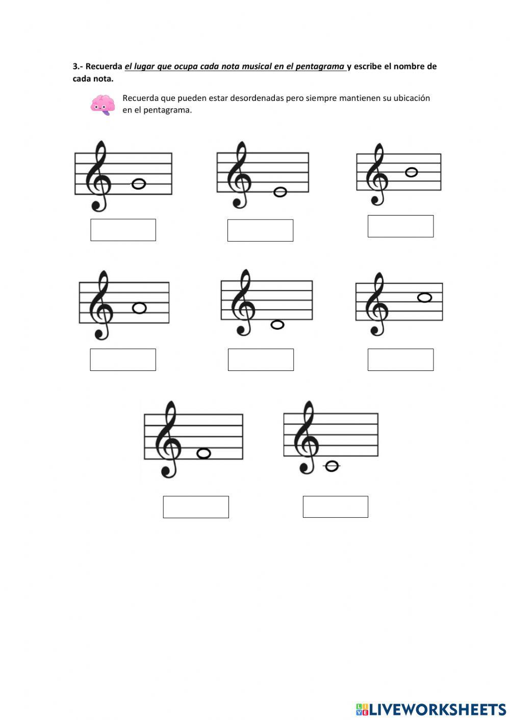 Notas musicales Notas musicales