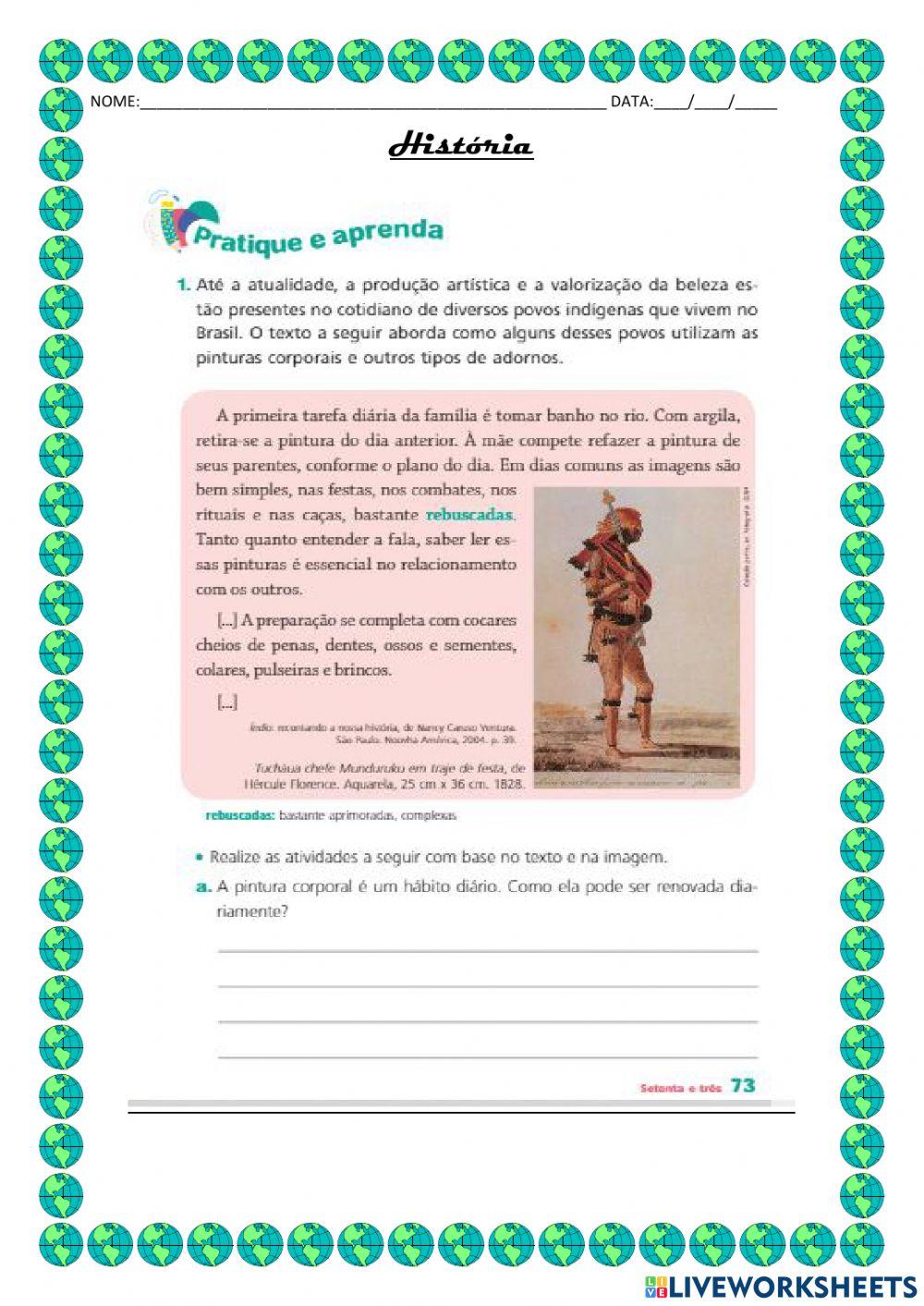 Os primeiros habitantes do território brasileiro