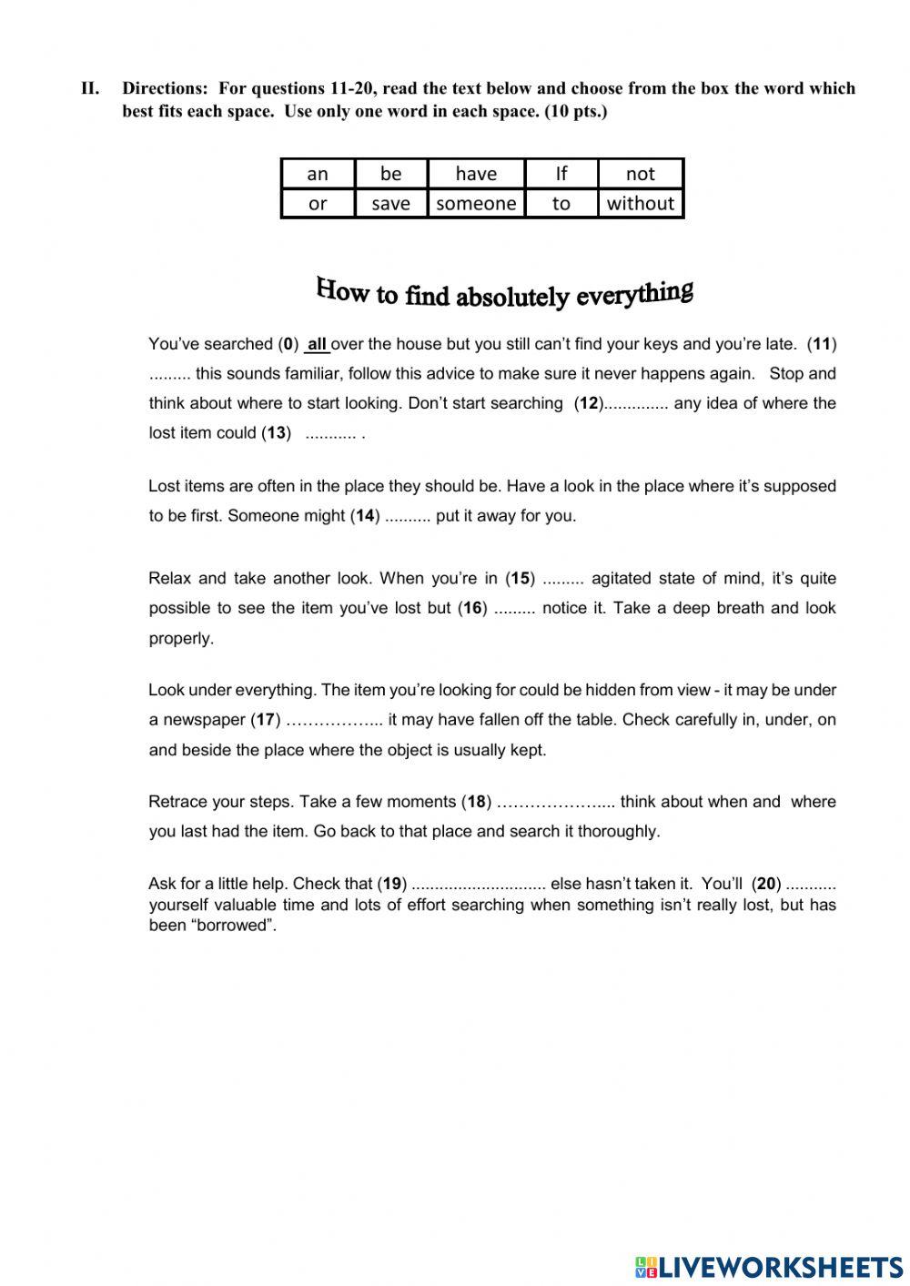 9-LA diagnostic test