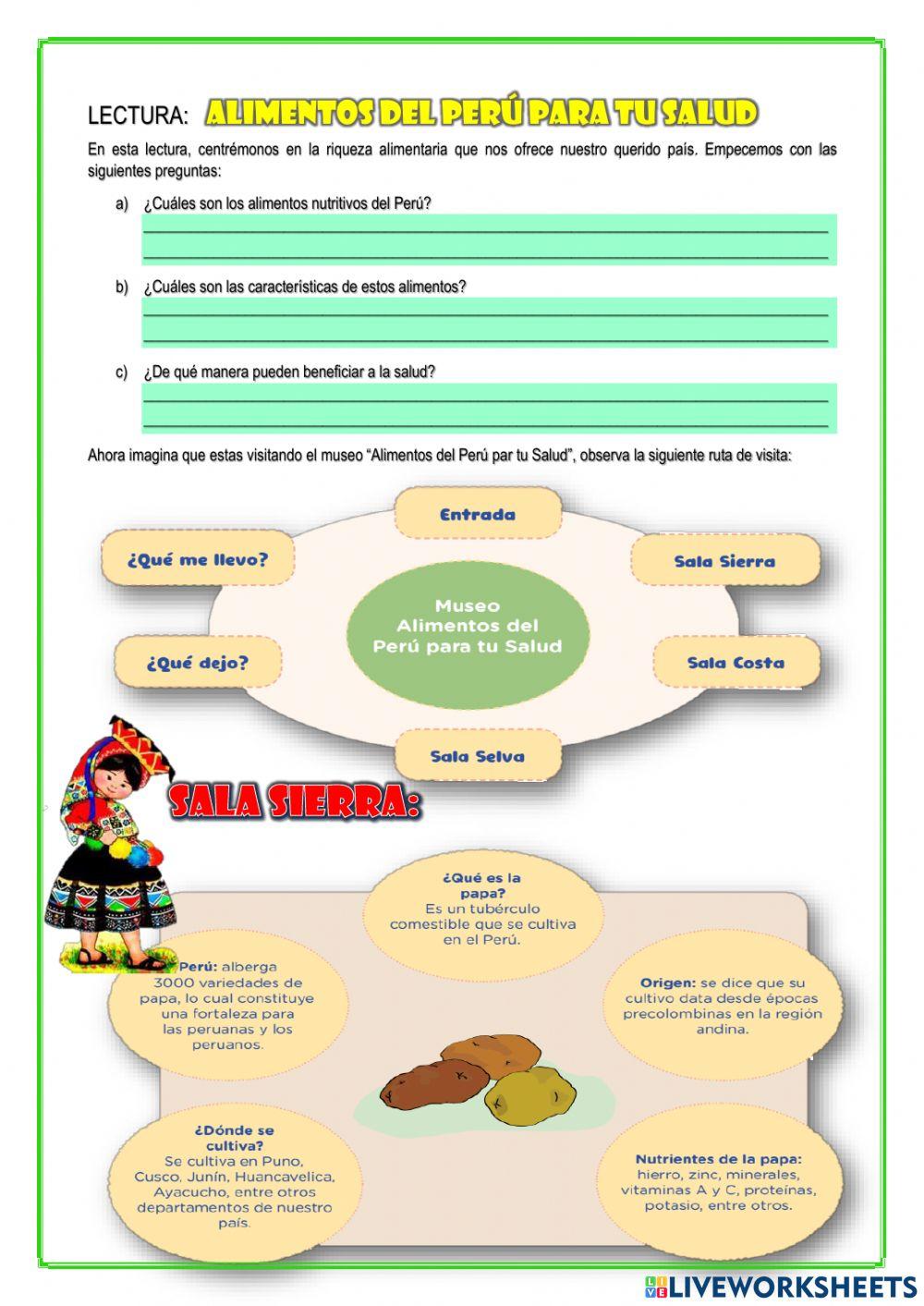 Alimentos del Perú para tu salud