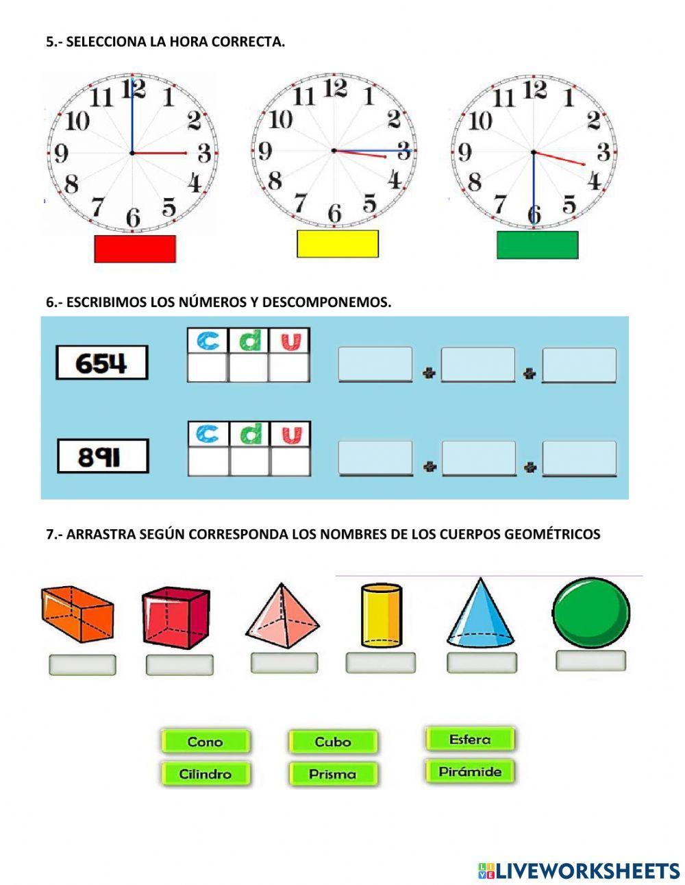 Evaluación de Matemática