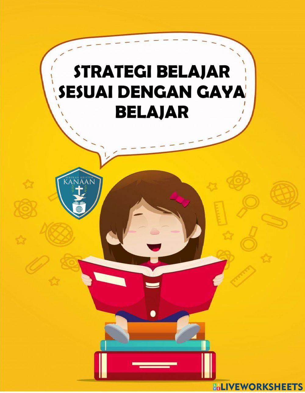 Lengkapi Kata Strategi Gaya Belajar