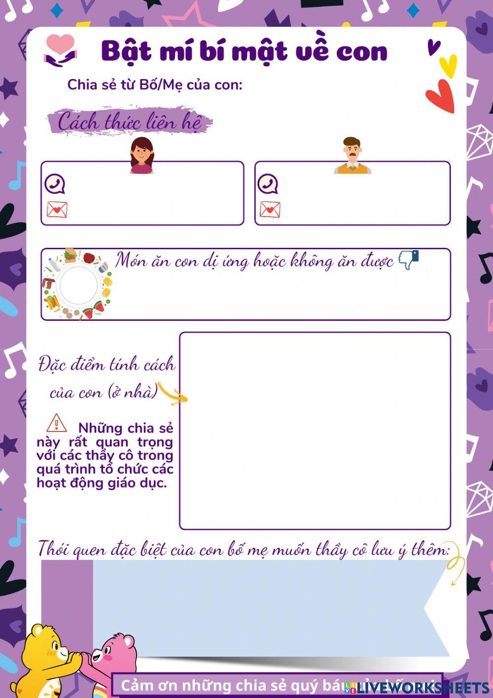 Bật mí bí mật về con