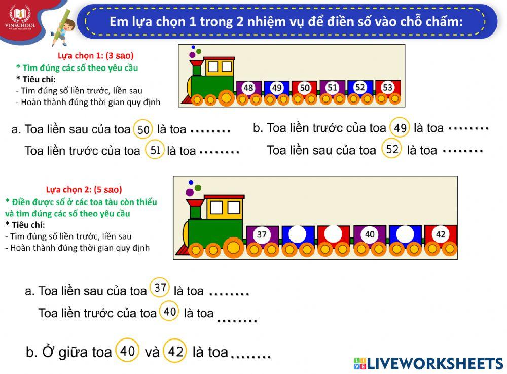 Toán tiết 4 - Tia số