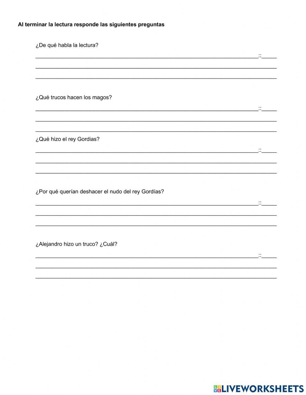 Lectura comprensión sisat quinto