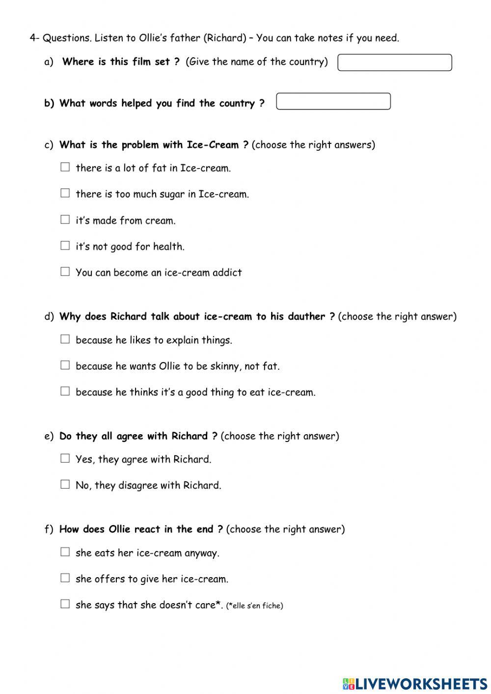 Listening : Little Miss Sunshine extract