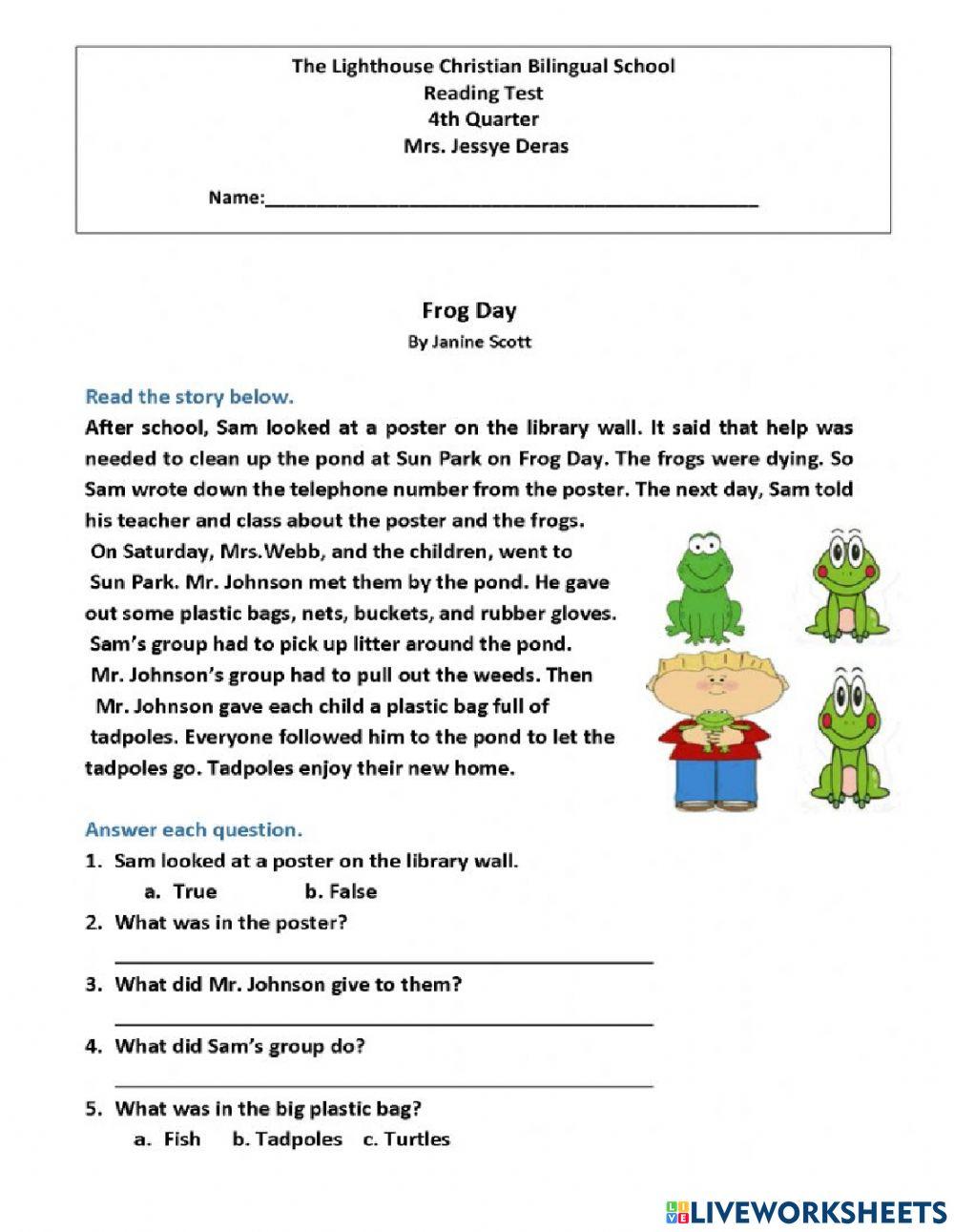 Reading Comprehesion