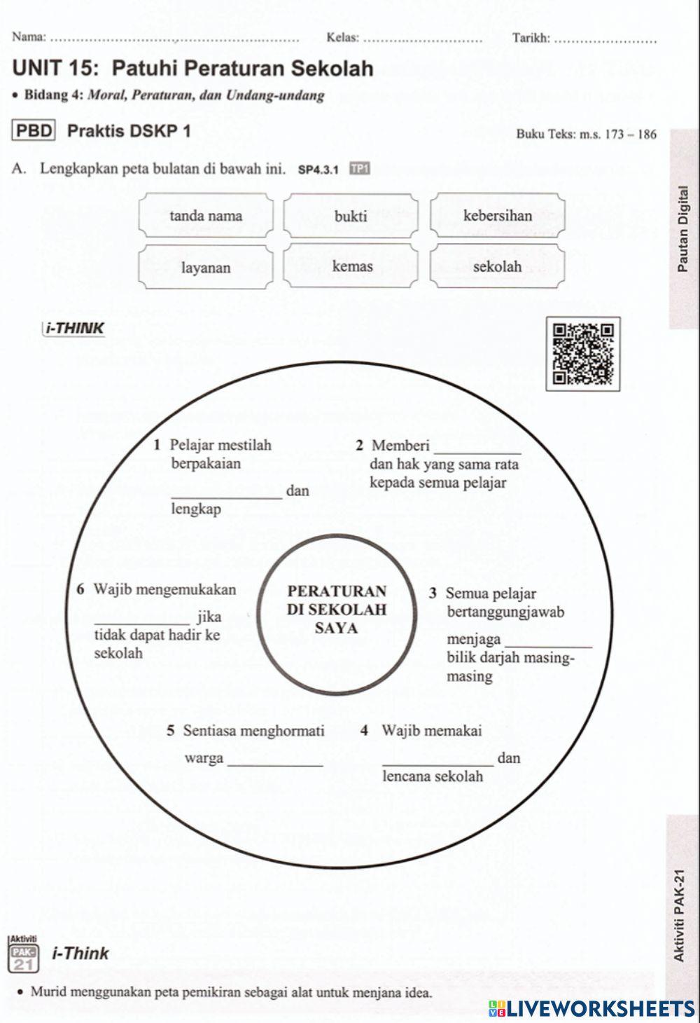 Unit 15 PATUHI PERATURAN SEKOLAH