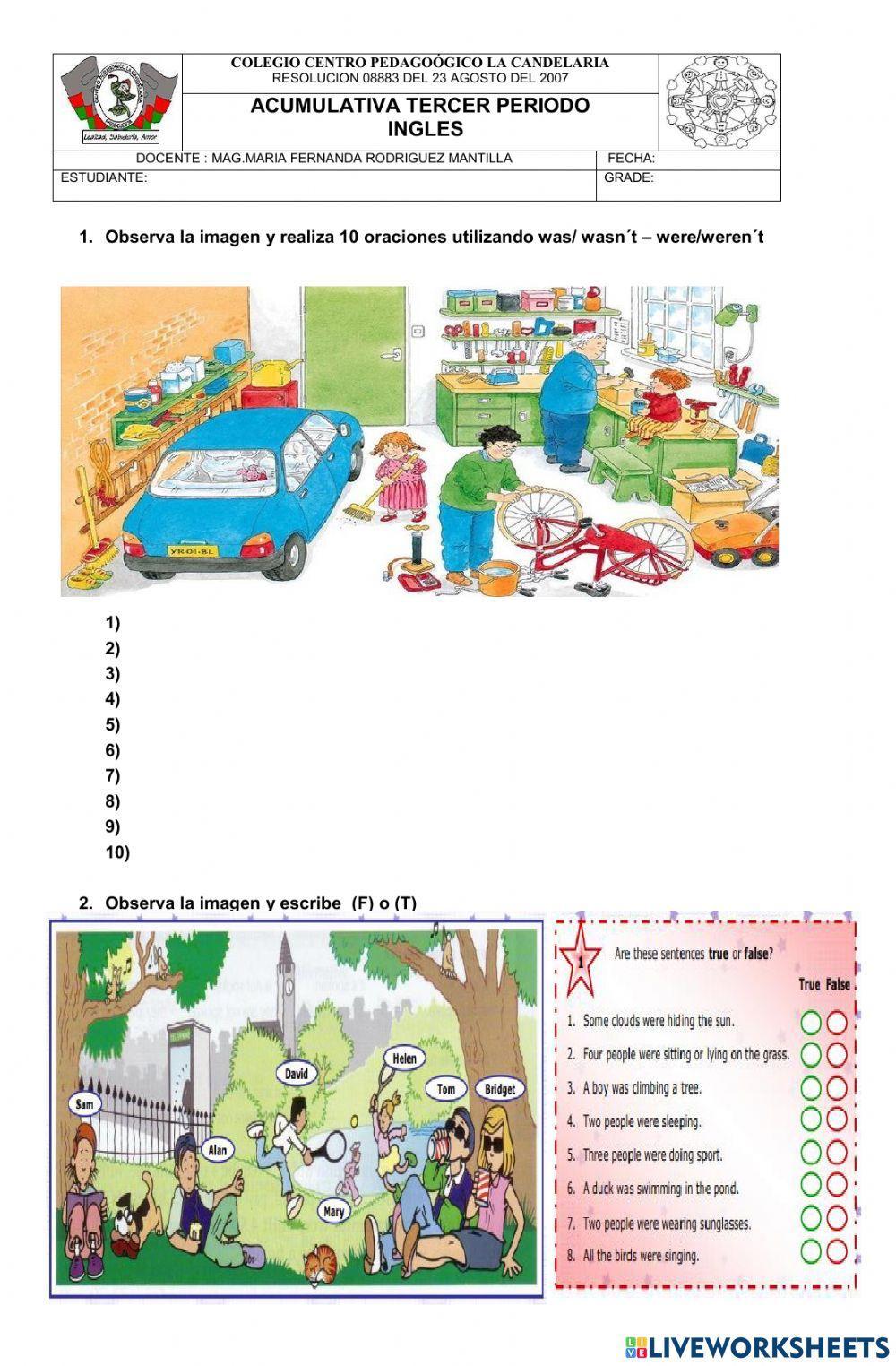 Acumulativa 7 tercer periodo