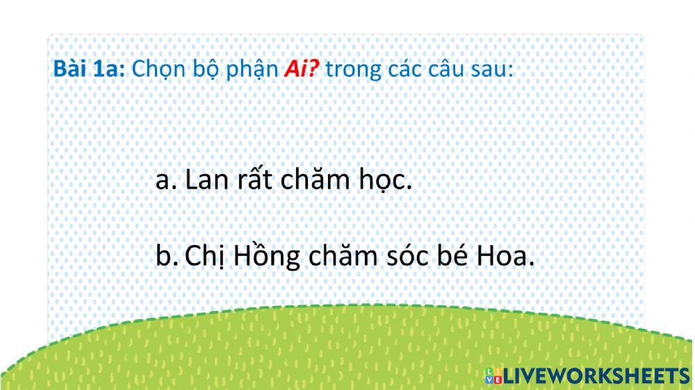 Luyện từ và câu