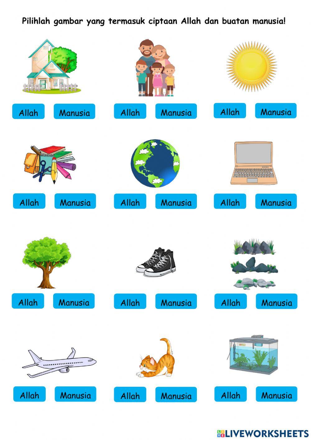 Ciptaan Allah dan Buatan Manusia