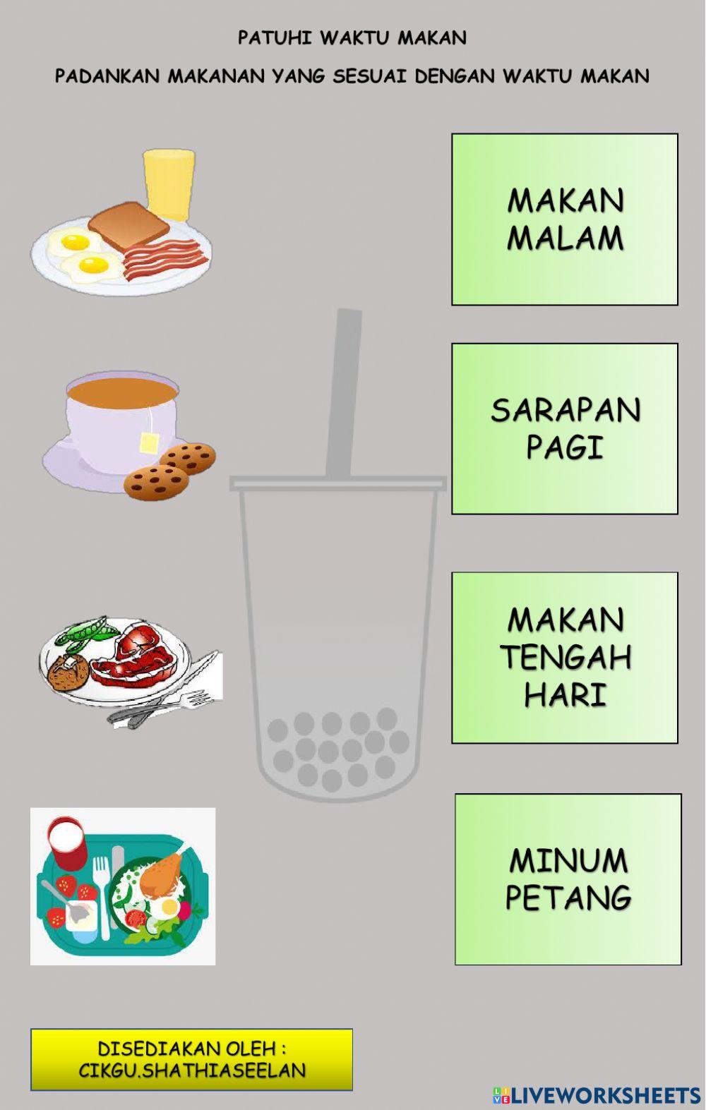 Patuhi waktu makanan