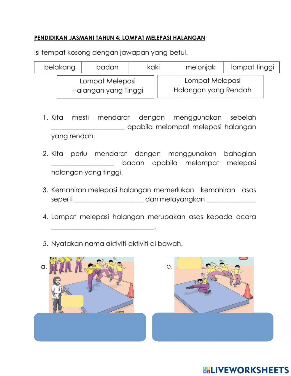 Pendidikan Jasmani: Halangan Mencabar