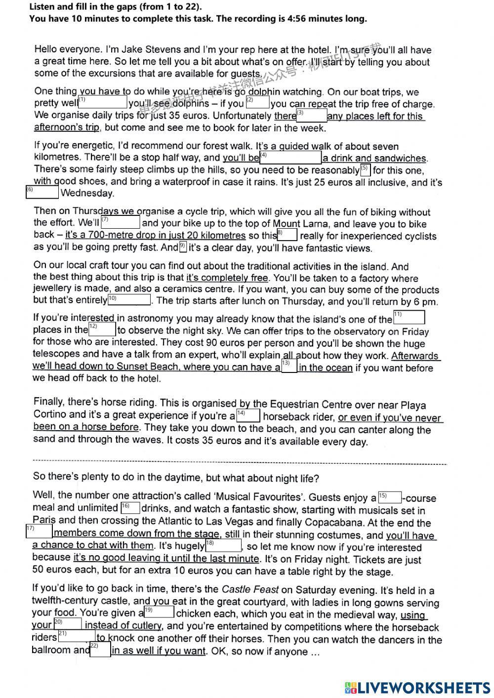 Gap fill - Cam14 t4 s2 - Excursions