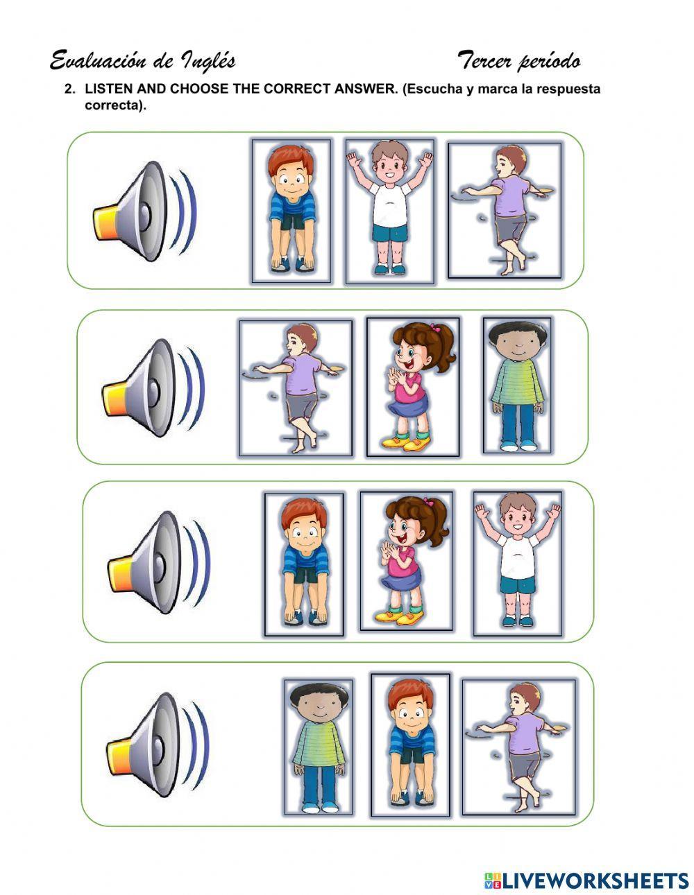 Evaluación de Inglés
