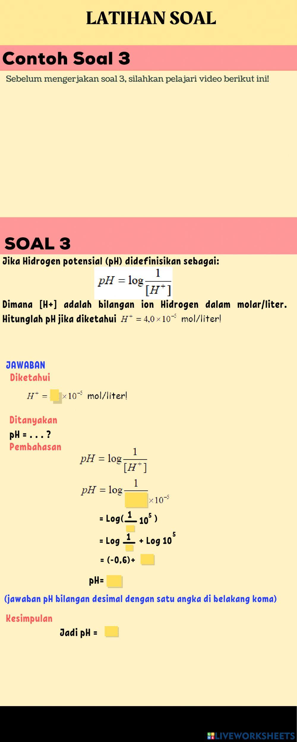 LKPD Aplikasi Logaritma