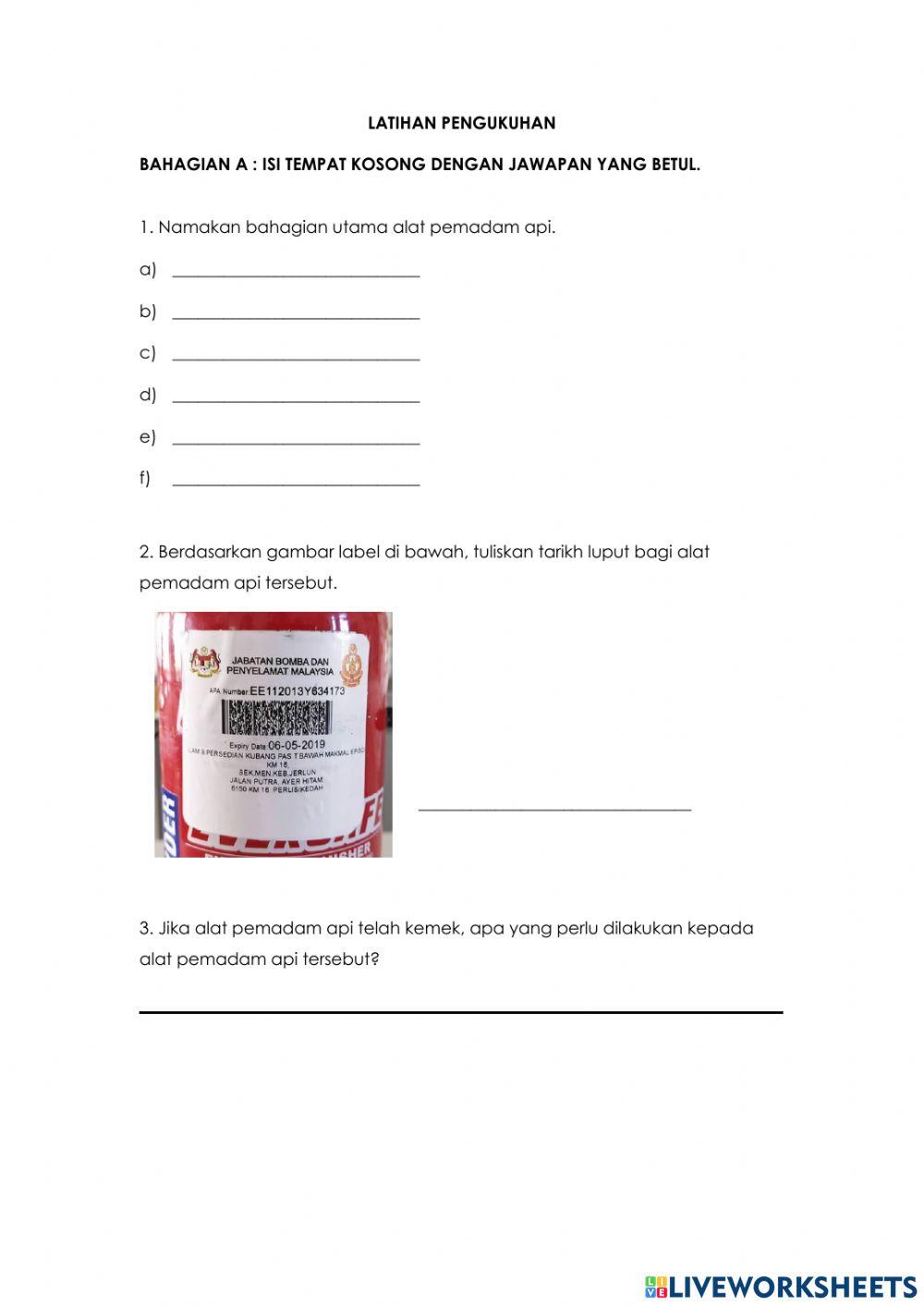 Amalan keselamatan kesihatan dan kebersihan