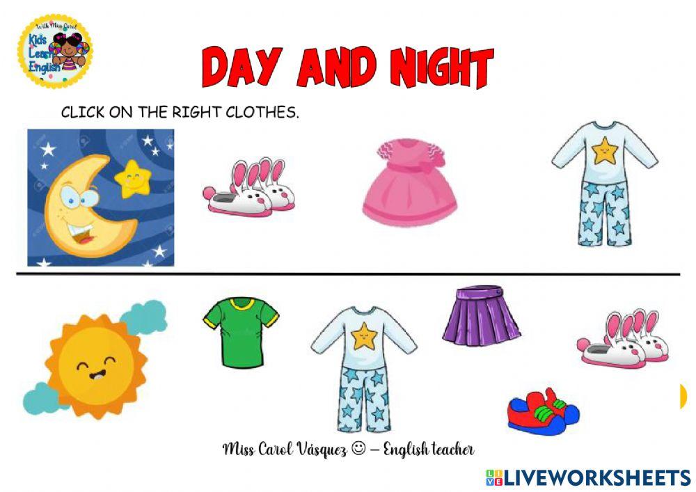 Day and night 1334483 Miss_Carol_21 Live Worksheets