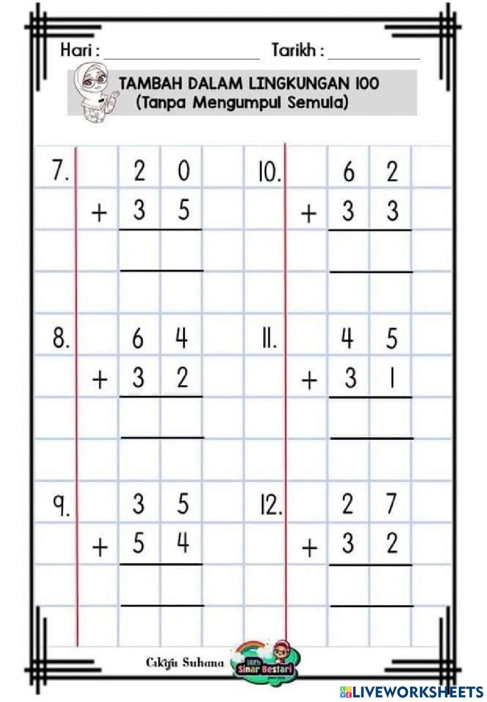 Tambah tanpa kumpul semula