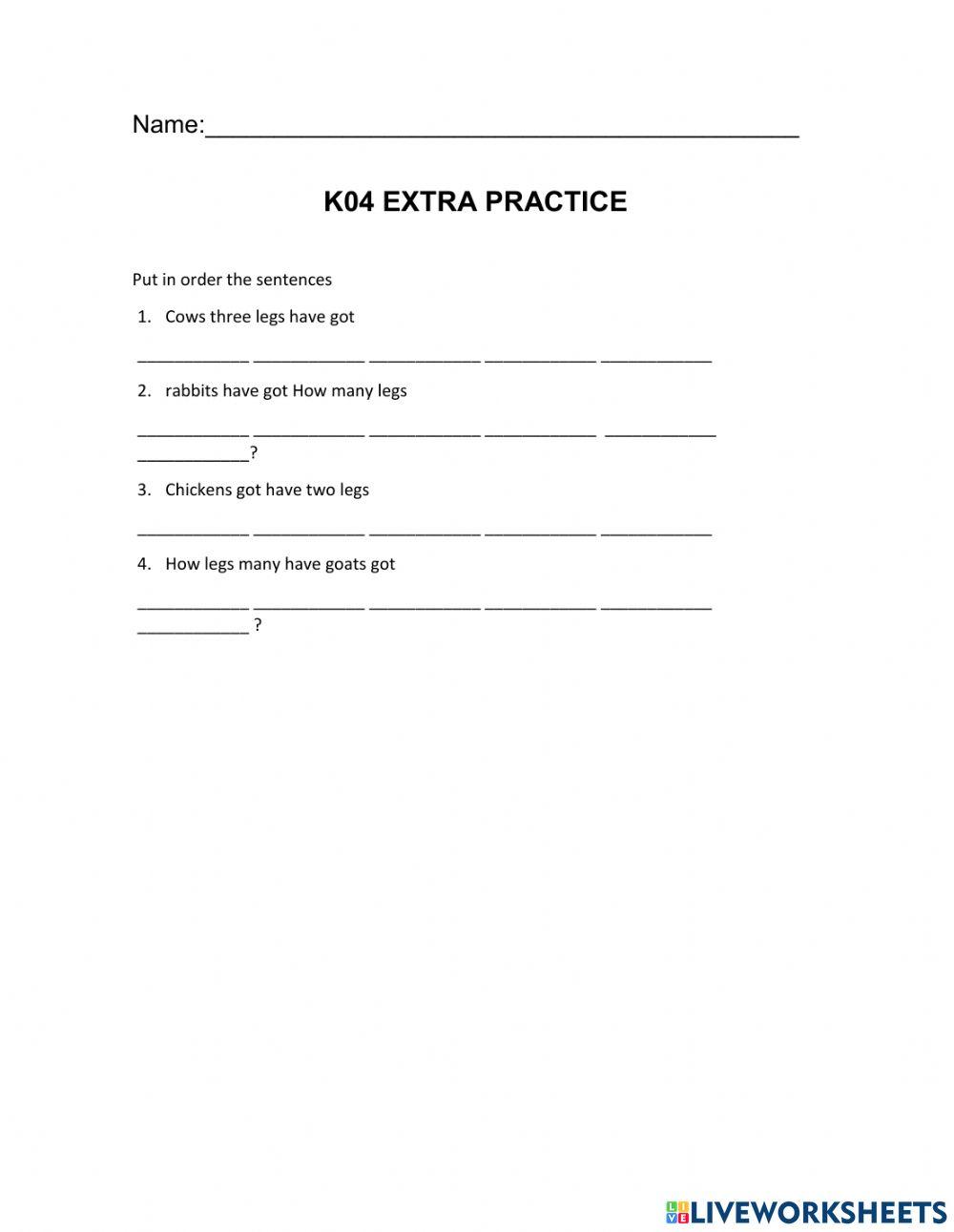 K04 Extra Practice 4