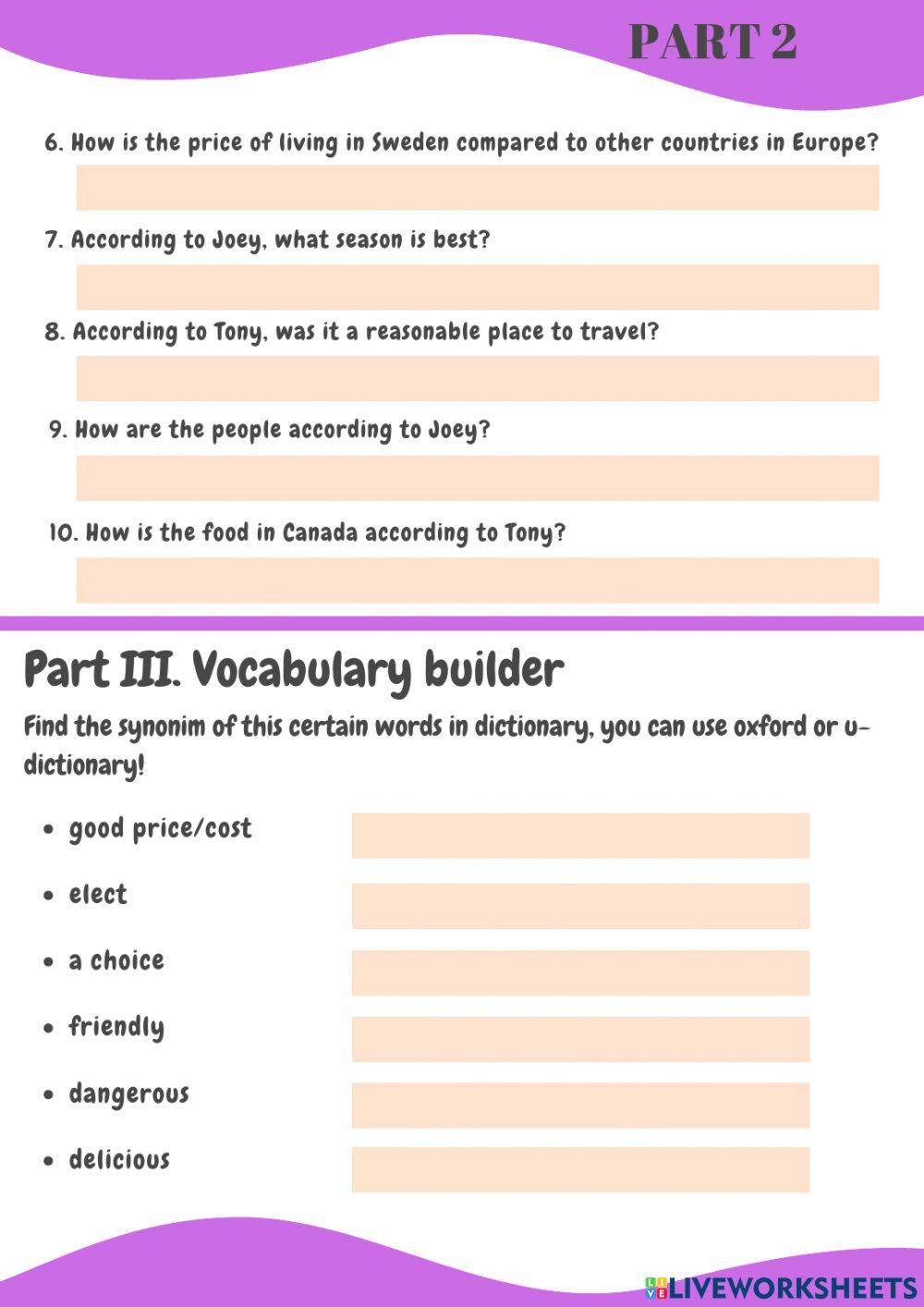 Expression of Opinion