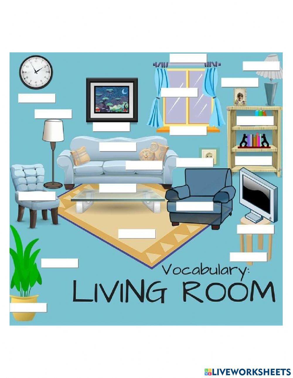 Living room vocab