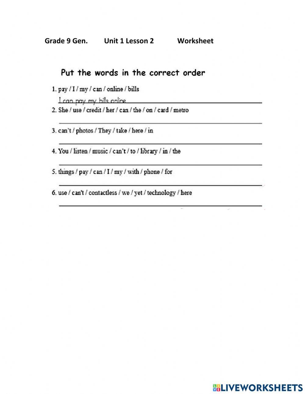 Unit 1 Lesson 2 Interactive Worksheet Live Worksheets unit-1-lesson-2-interactive-worksheet-live-worksheets