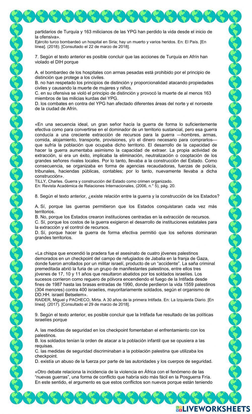 Evaluación Sociales 3 Periodo