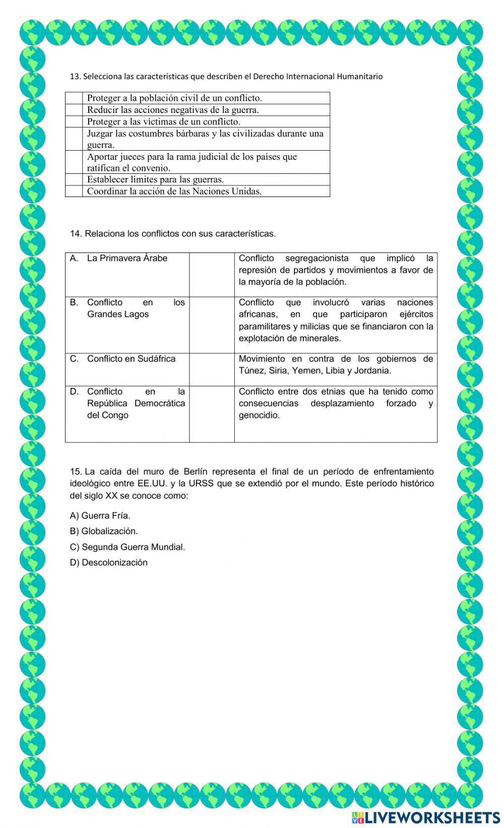 Evaluación Sociales 3 Periodo