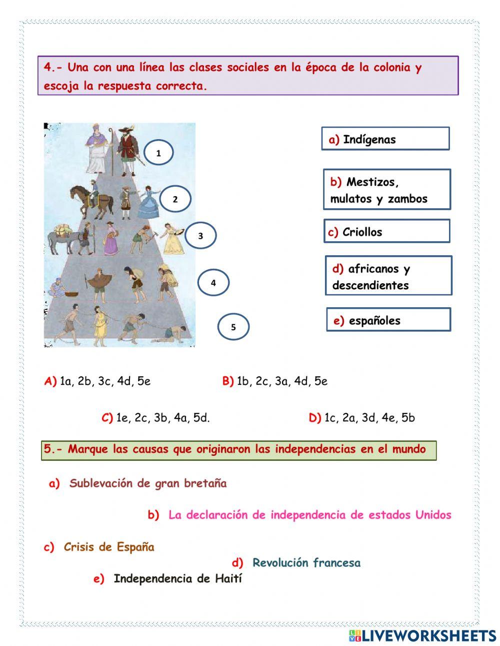 Evaluación diagnóstica de sociales