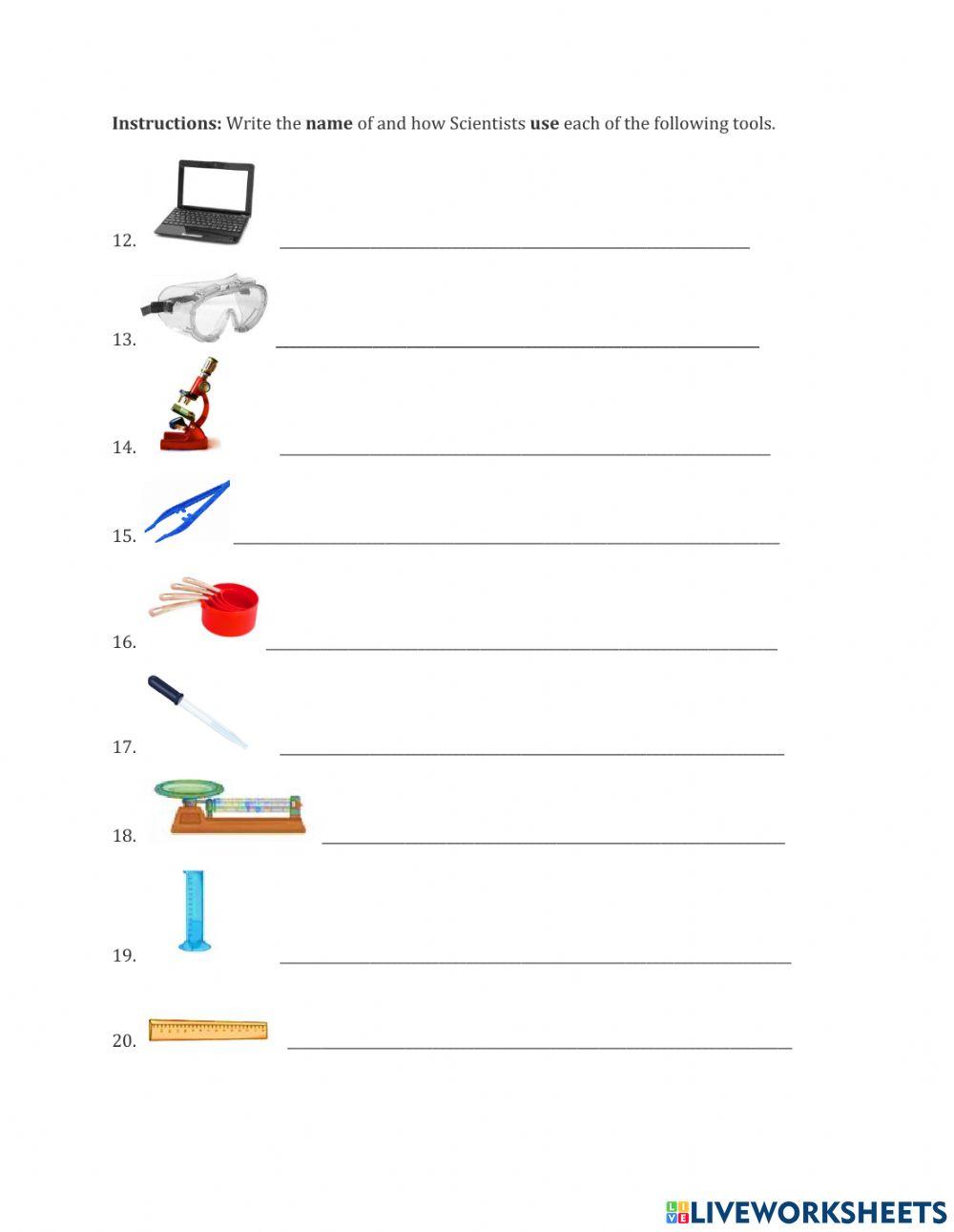 Grade 3-Process Skills Questions-Science Tools