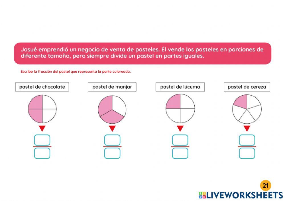 Comparación de fracciones