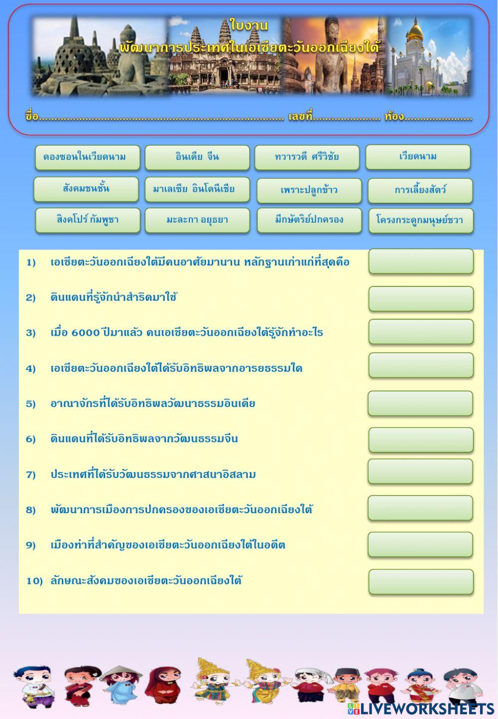 พัฒนาการเอเชียตะวันออกเฉียงใต้