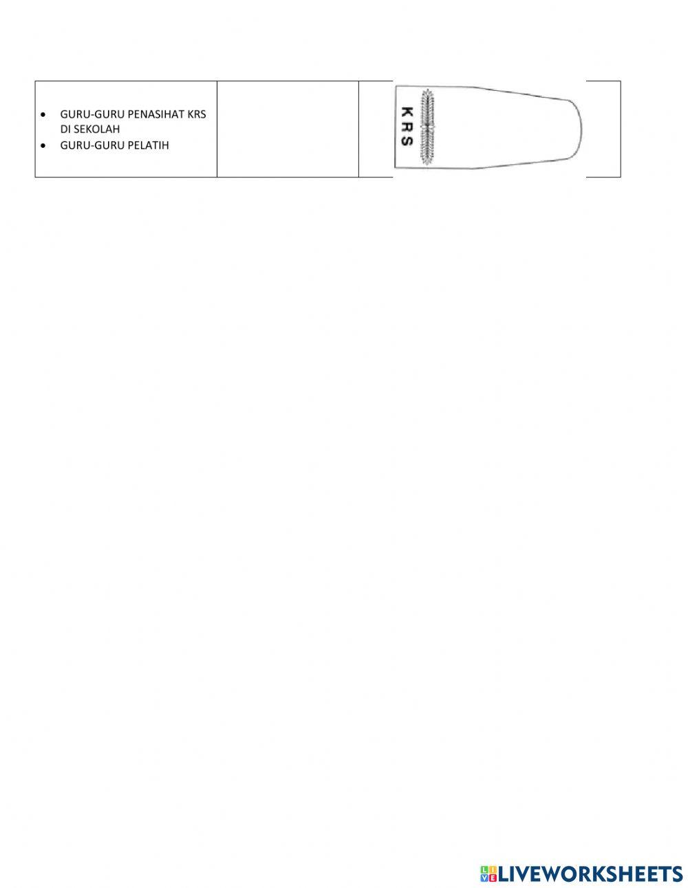 Perjumpaan KRS 3-5 (4 Ogos 2021) Cubaan