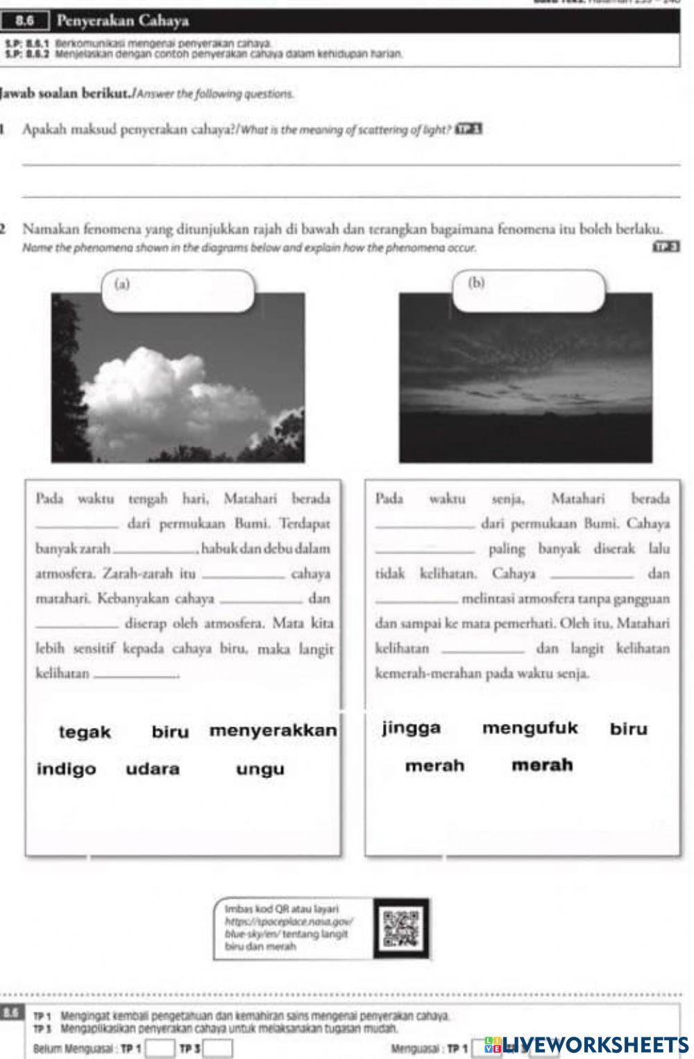 Penyerakan cahaya Penyerakan cahaya