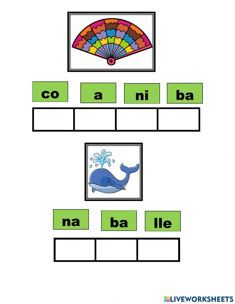 Formamos palabras -b-