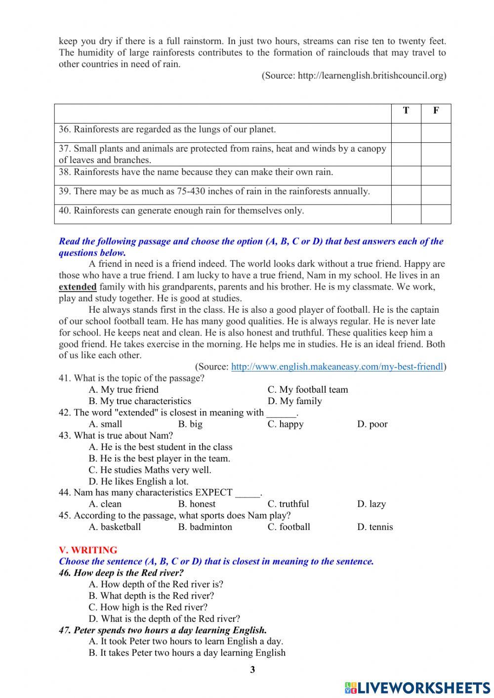 QQQ-G6-test for the first term