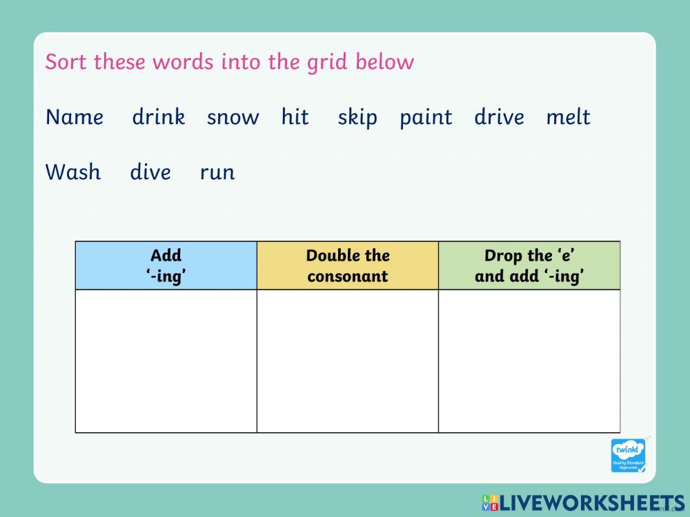 Double Consonant Rule 5116457 Mehnaj Tabassum Live