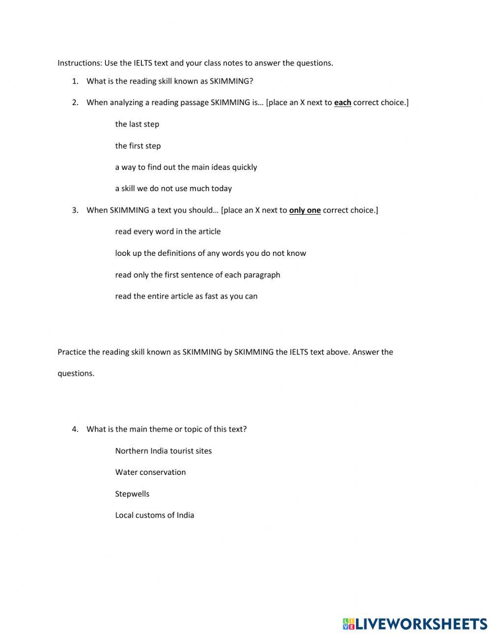 IELTS Text 01 Lesson 01