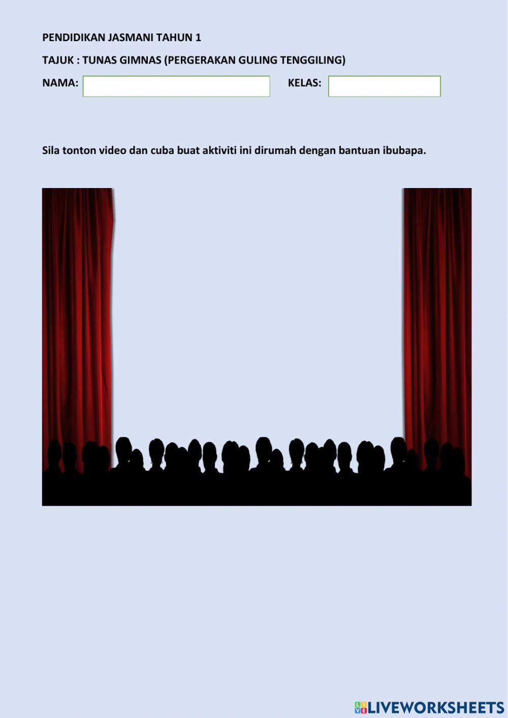 Pj tahun 1 - guling tenggiling