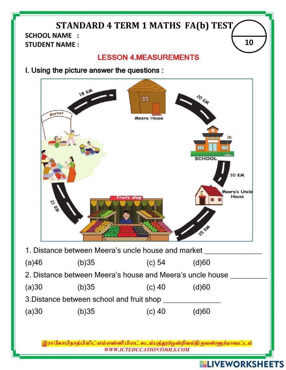 Class4 maths measurements
