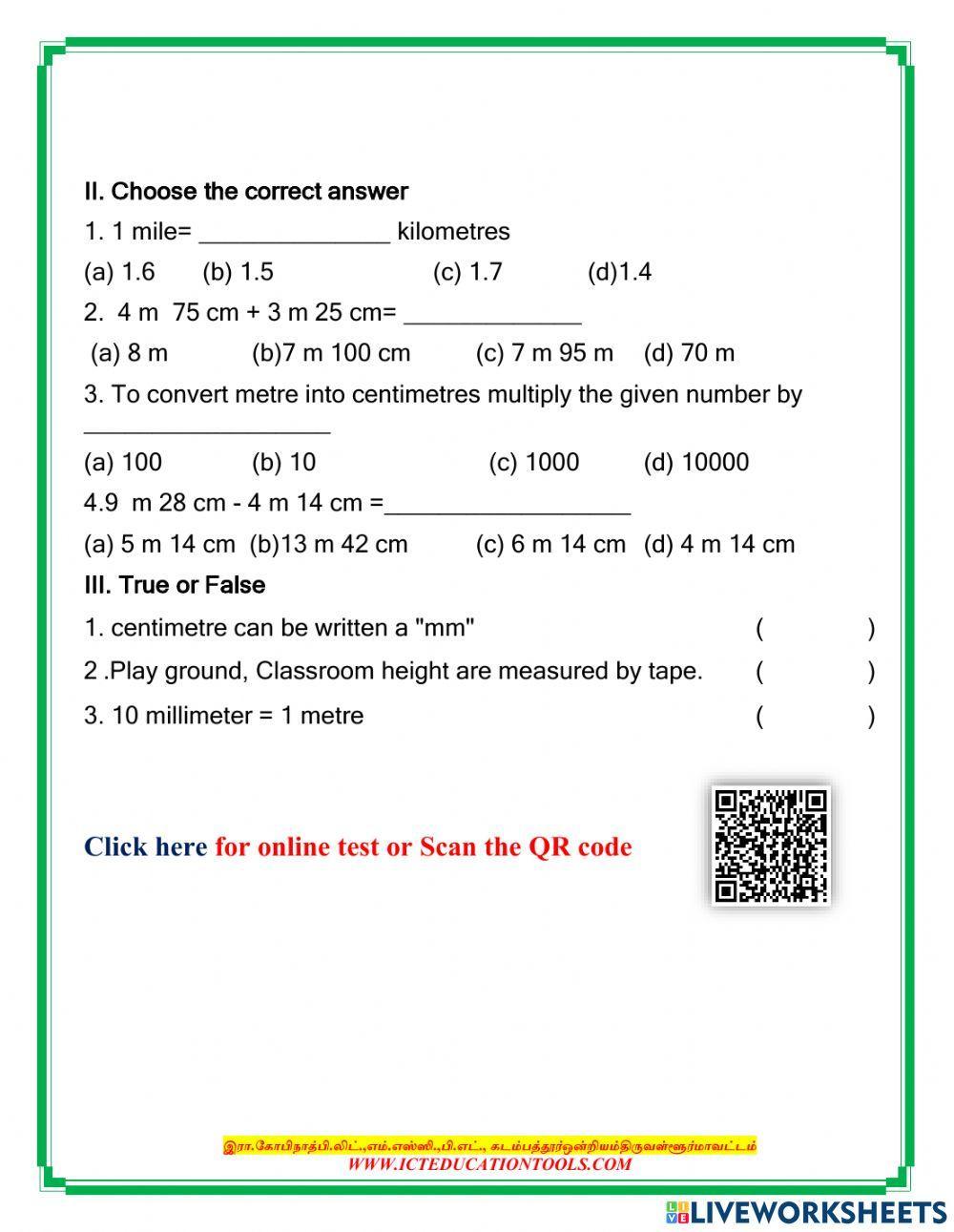 1228884 | Class4 maths measurements | ICTEDUCATIONTOOLS