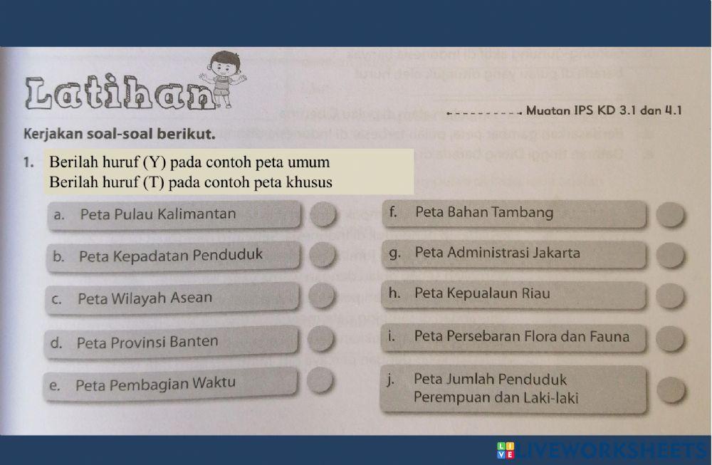 Latihan tematik IPS hal.61-63 no, 1, 3, dan 4